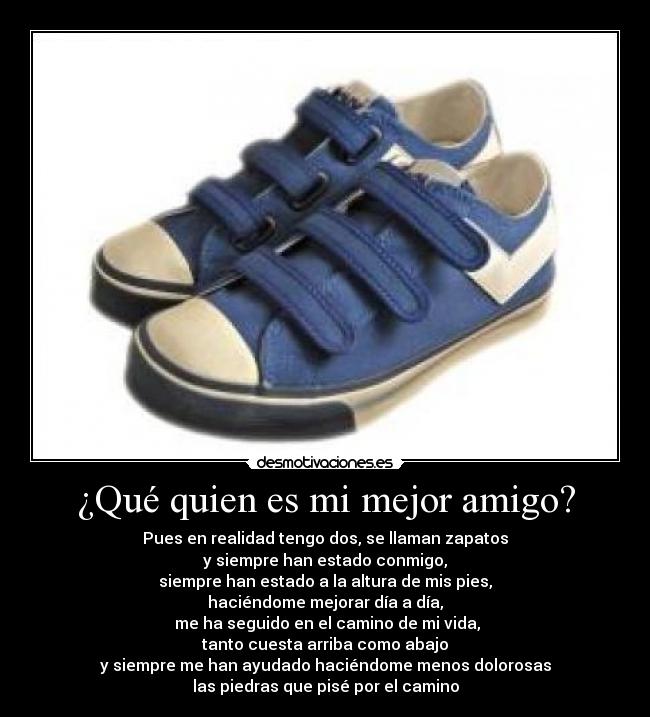 carteles amigos zapatos desmotivaciones