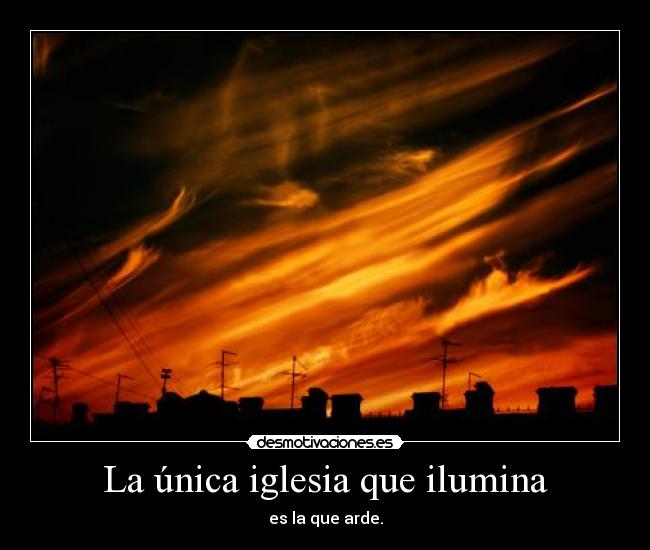 La única iglesia que ilumina - 