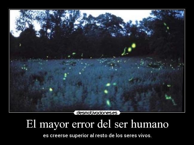 El mayor error del ser humano -