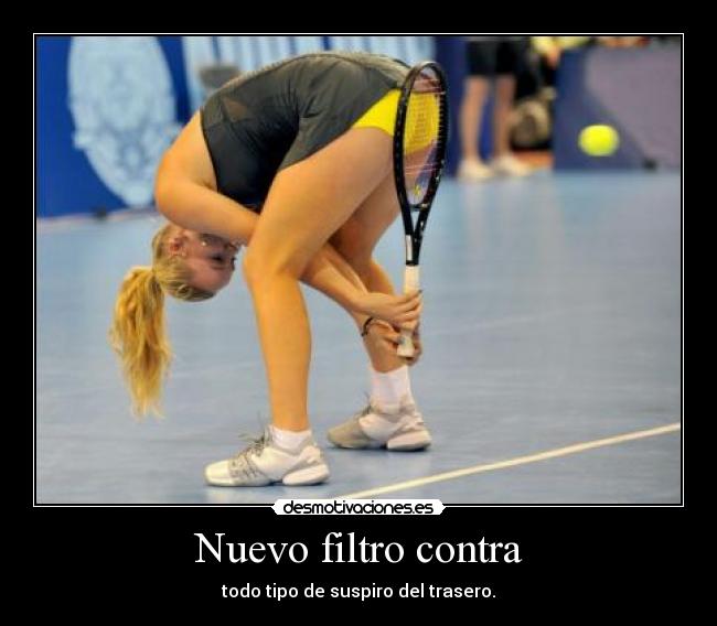 Nuevo filtro contra - todo tipo de suspiro del trasero.