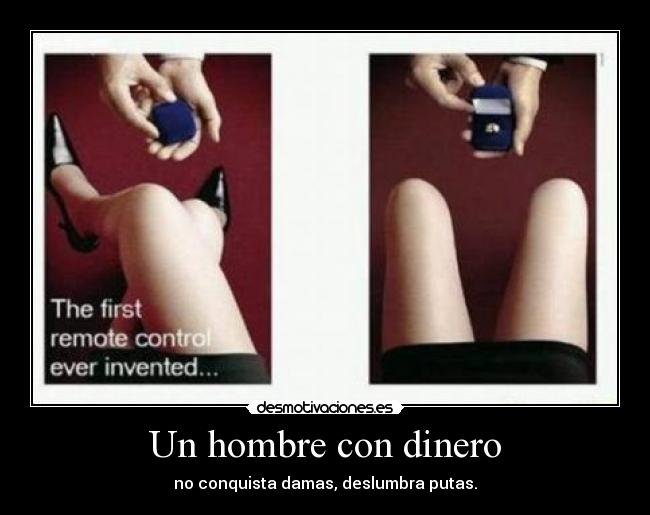 Un hombre con dinero -