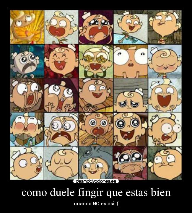 como duele fingir que estas bien -