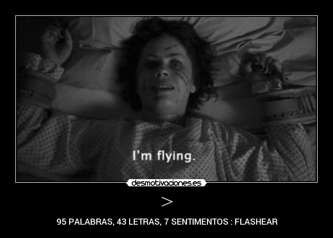 > - 95 PALABRAS, 43 LETRAS, 7 SENTIMENTOS : FLASHEAR