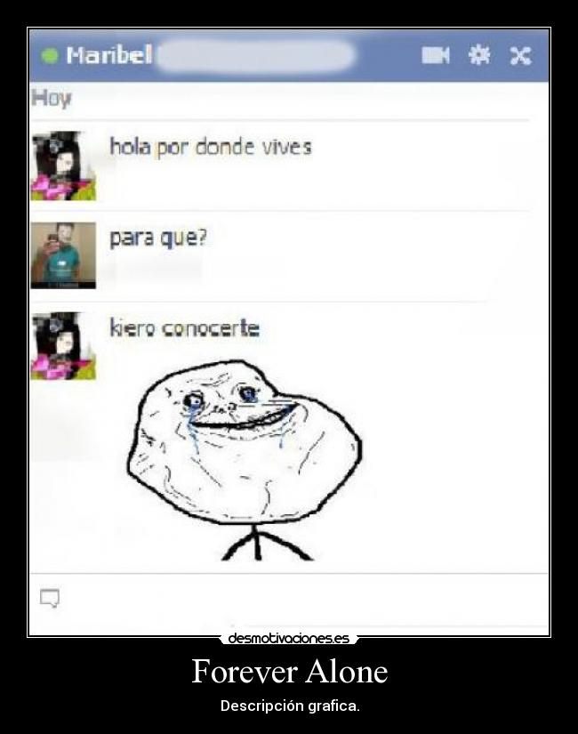 Forever Alone - Descripción grafica.
