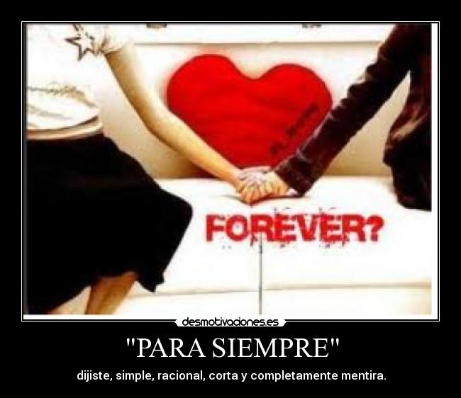 PARA SIEMPRE - 