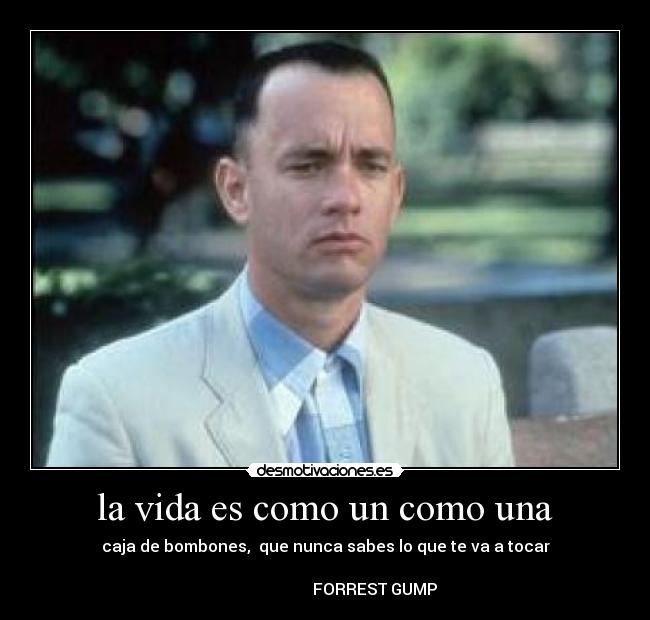 la vida es como un como una -