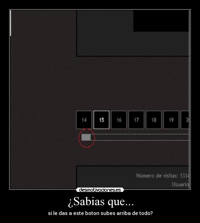 carteles boton subir sabias que desmotivaciones desmotivaciones