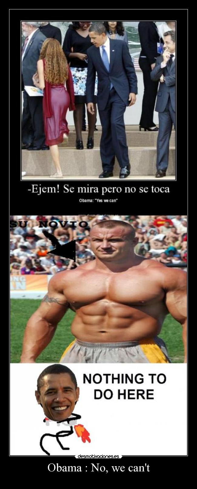 Obama : No, we cant -
