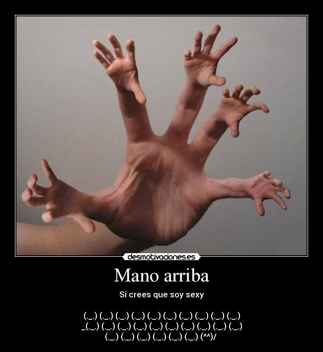 Mano arriba - Si crees que soy sexy

(._.) (._.) (._.) (._.) (._.) (._.) (._.) (._.) (._.) (._.)
_(._.) (._.) (._.) (._.) (._.) (._.) (._.) (._.) (._.) (._.)
(._.) (._.) (._.) (._.) (._.) (._.) (^^)/ 