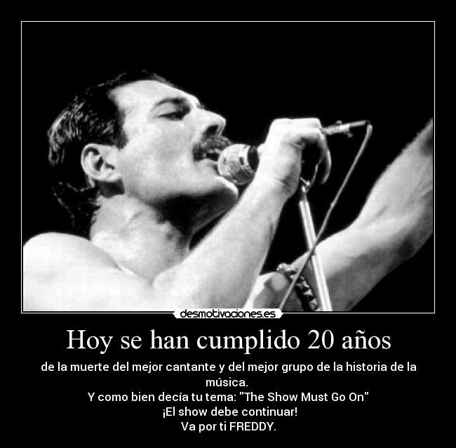 Hoy se han cumplido 20 años -