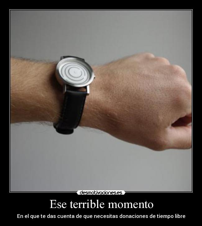 Ese terrible momento - 