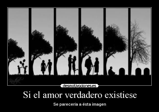 carteles amor amor verdadero existir imagen pareceria esta desmotivaciones