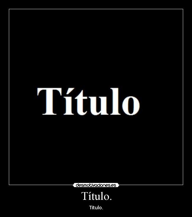 Título. - Título.