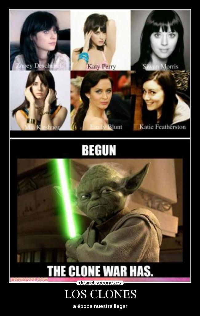 carteles yoda clones desmotivaciones