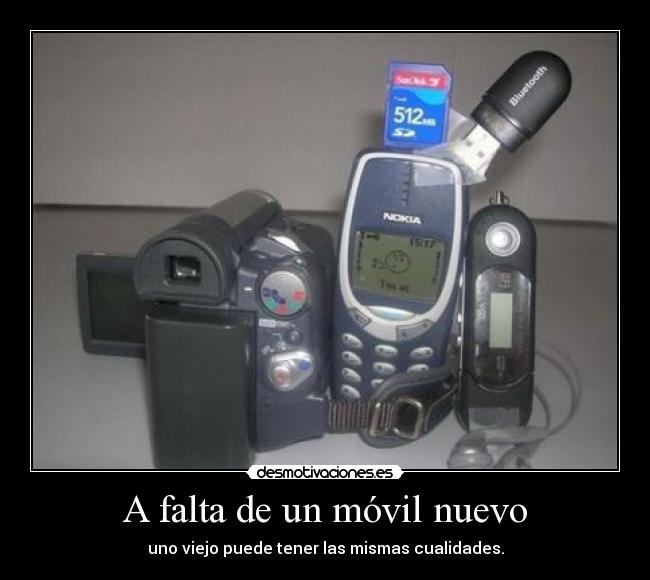 A falta de un móvil nuevo - 