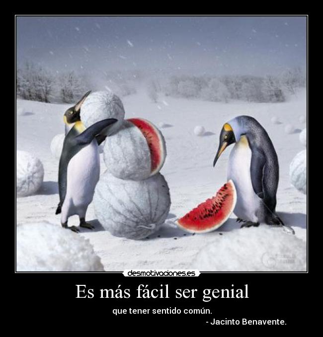 Es más fácil ser genial - 