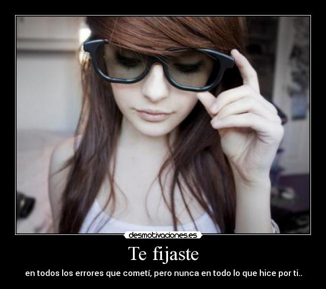 Te fijaste - 