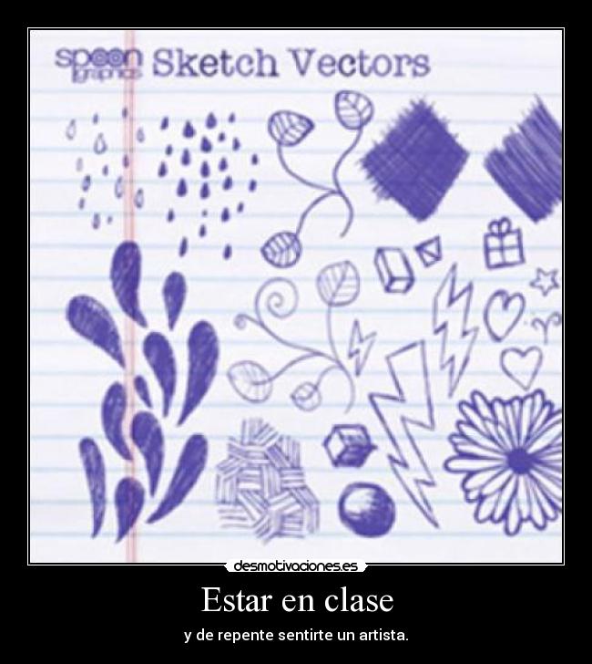 Estar en clase -