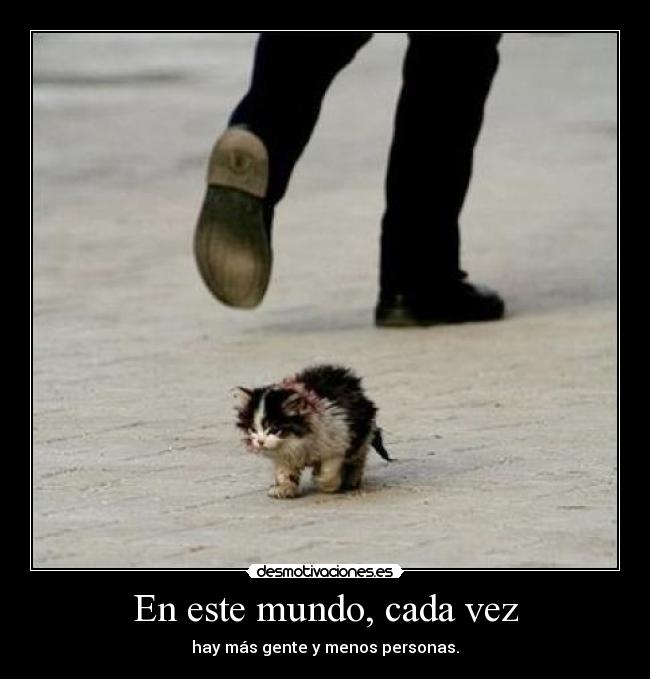 En este mundo, cada vez - 