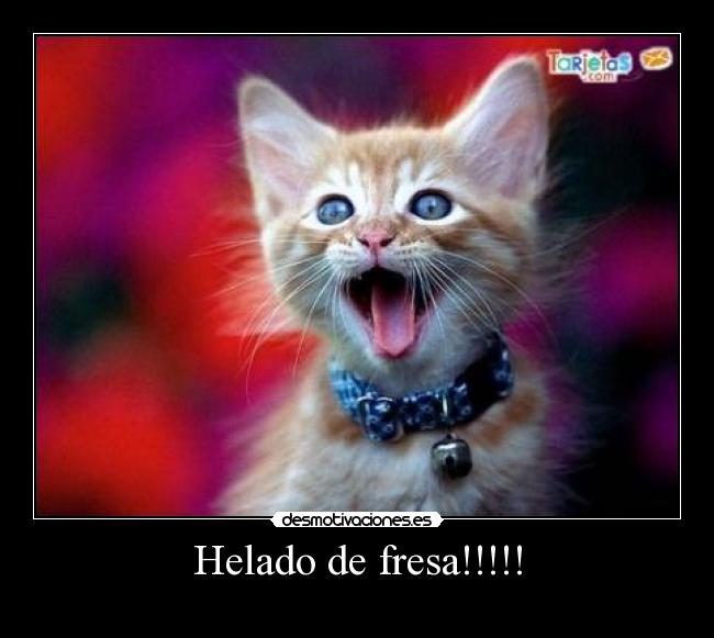 Helado de fresa!!!!! -