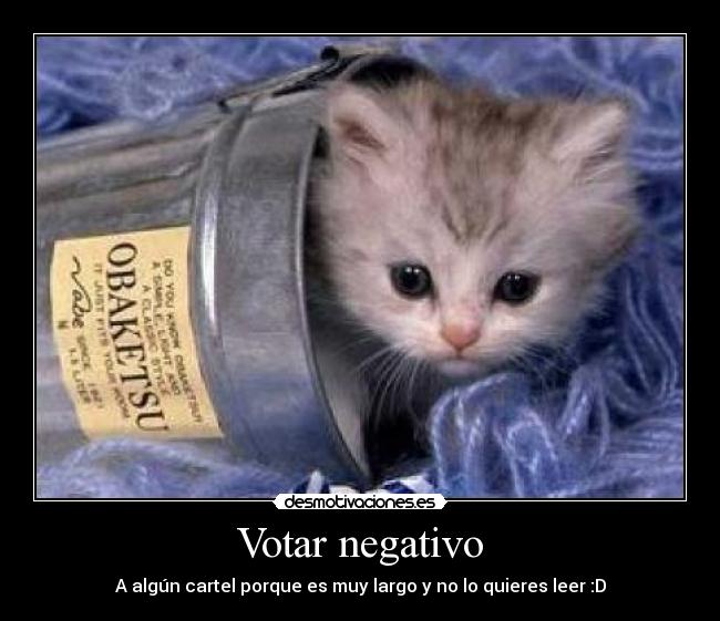 Votar negativo - 