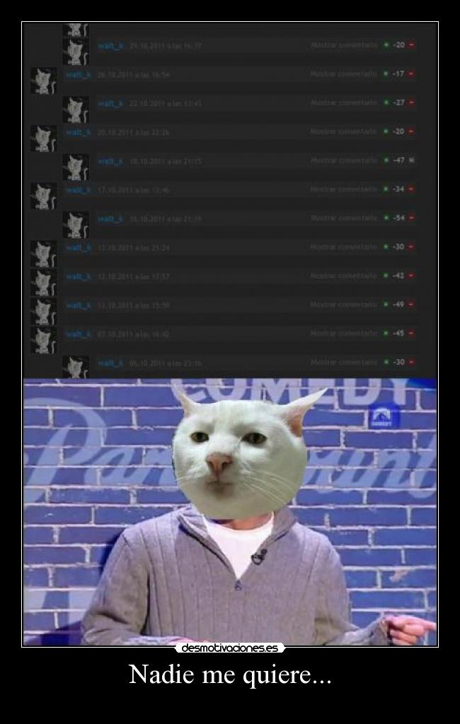 Nadie me quiere... -