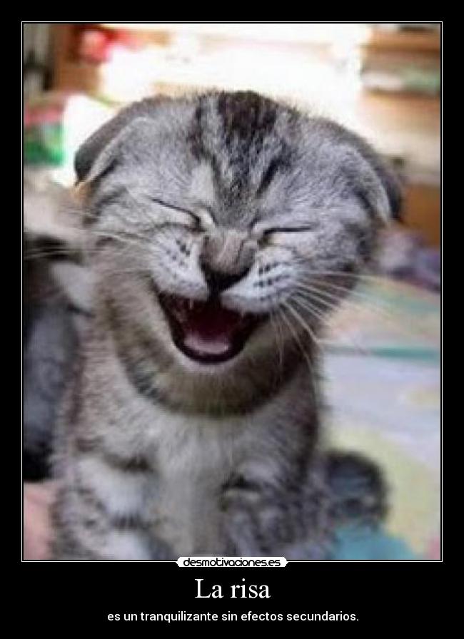 La risa - es un tranquilizante sin efectos secundarios.