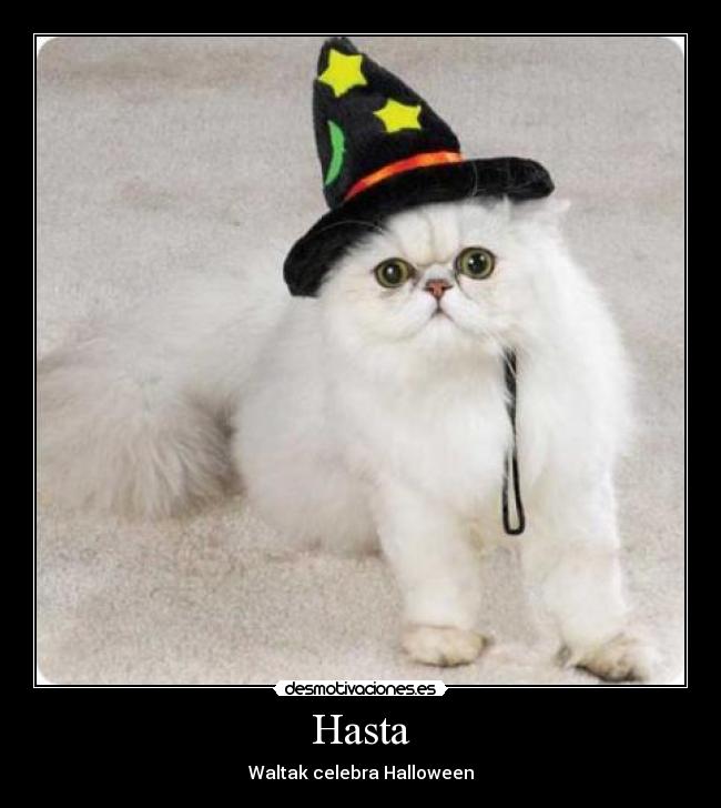 Hasta - Waltak celebra Halloween