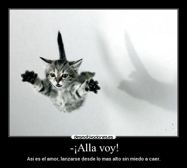 -¡Alla voy! -