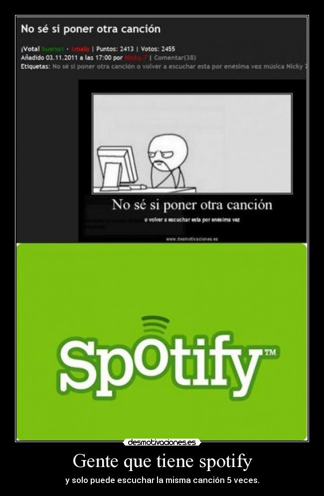 Gente que tiene spotify - 
