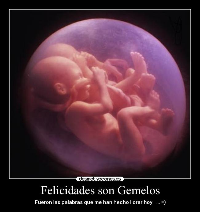 Felicidades son Gemelos - 