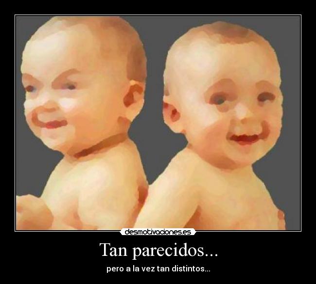 Tan parecidos... - 