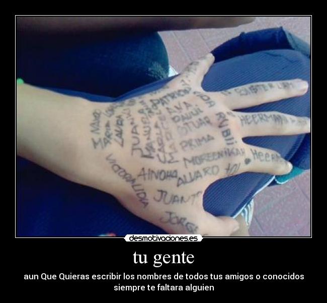 tu gente -