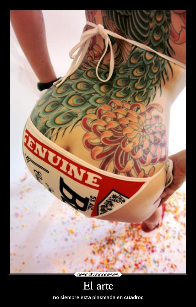 El arte - no siempre esta plasmada en cuadros