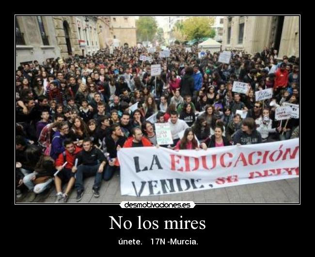 No los mires -