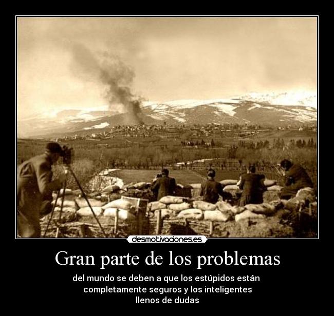 Gran parte de los problemas - 