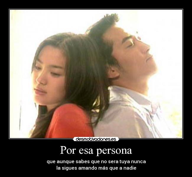 Por esa persona - 