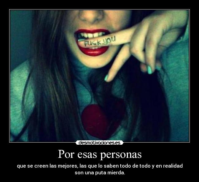 Por esas personas - 