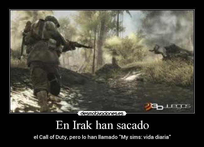 En Irak han sacado -