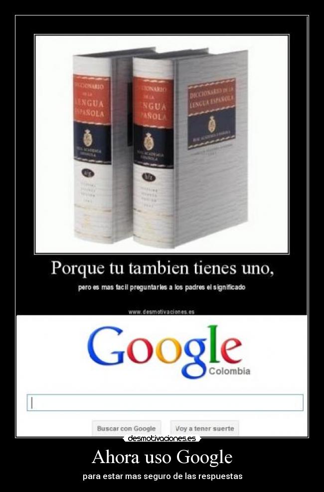 Ahora uso Google - 