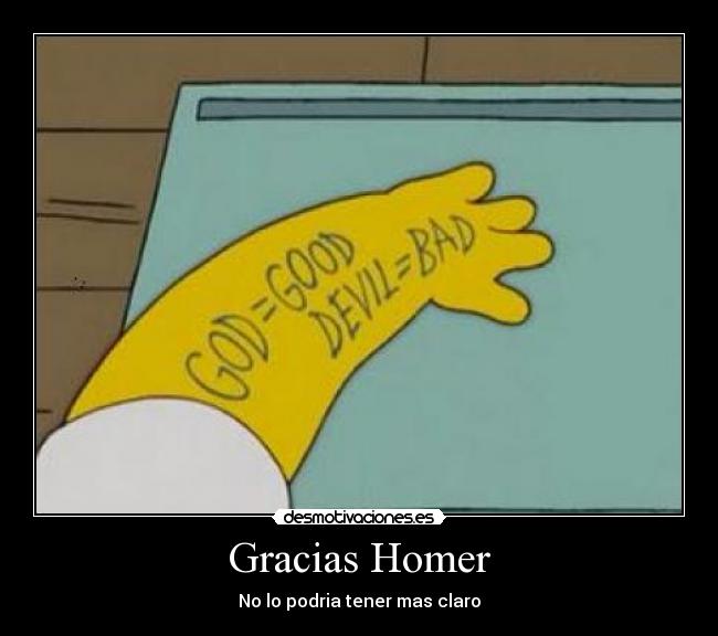 Gracias Homer -