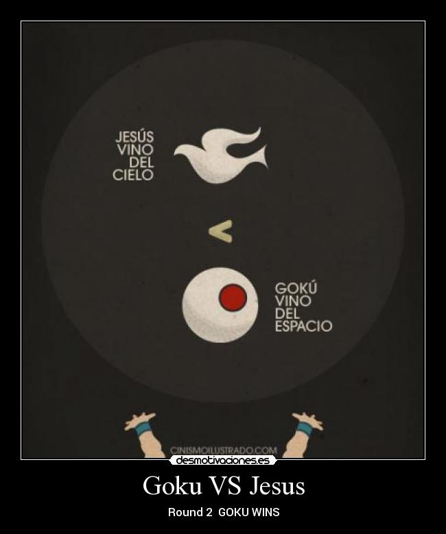 Goku VS Jesus - Round 2 GOKU WINS