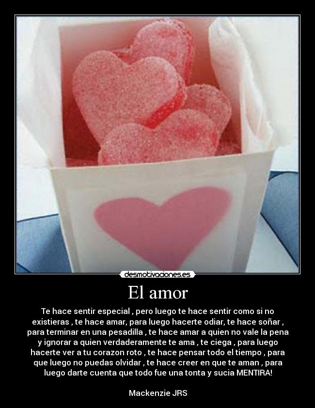 El amor -