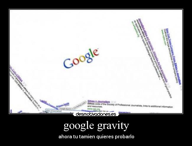 google gravity - 