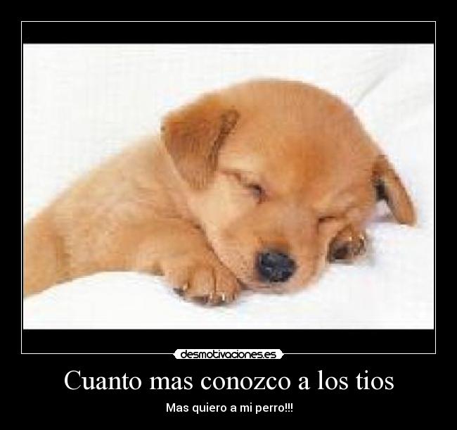 Cuanto mas conozco a los tios - 