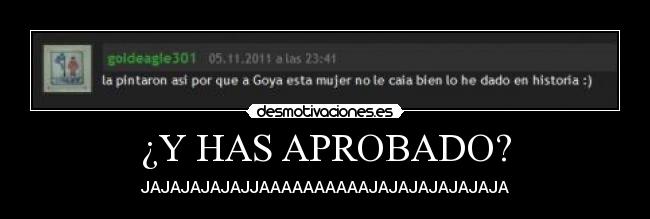 ¿Y HAS APROBADO? - JAJAJAJAJAJJAAAAAAAAAAJAJAJAJAJAJAJA
