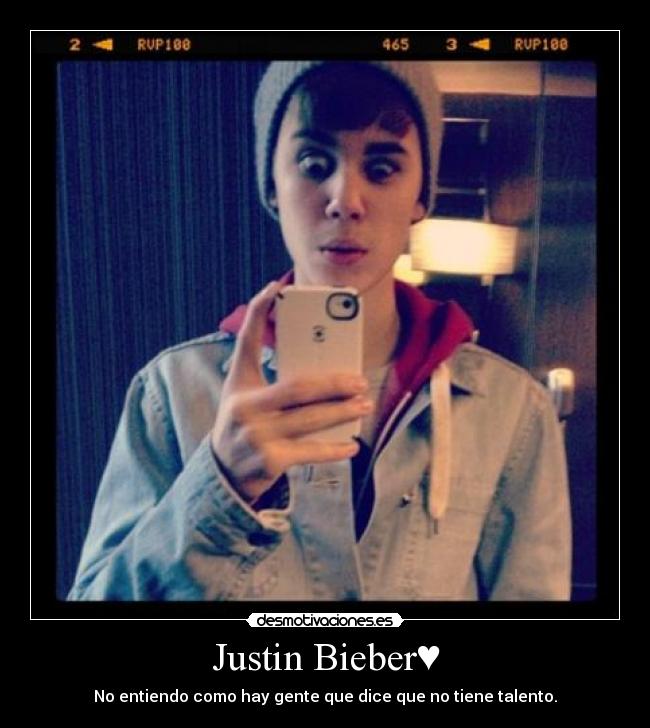 Justin Bieber♥ - No entiendo como hay gente que dice que no tiene talento.