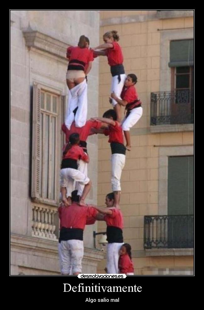 Definitivamente - Algo salio mal