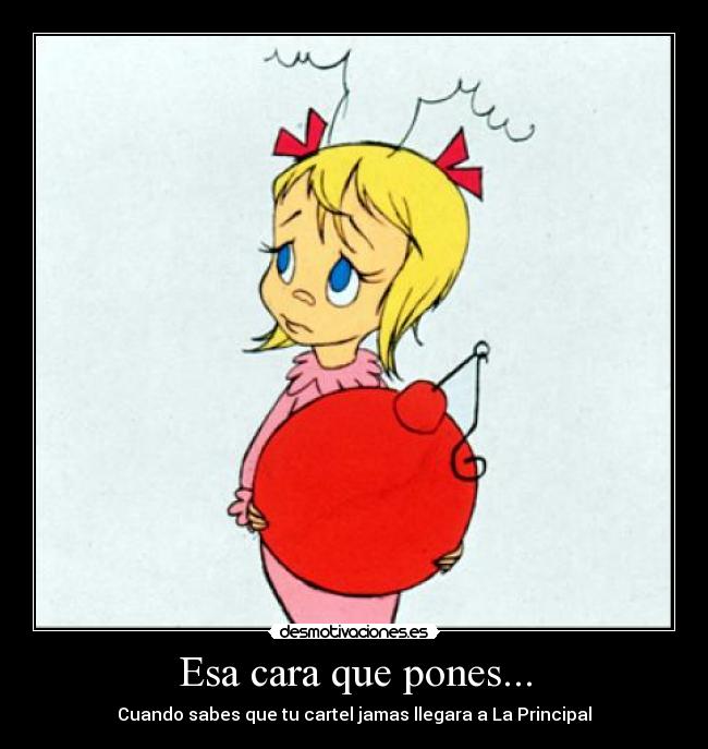 carteles esa cara chicken itza desmotivaciones