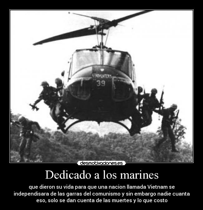 Dedicado a los marines -